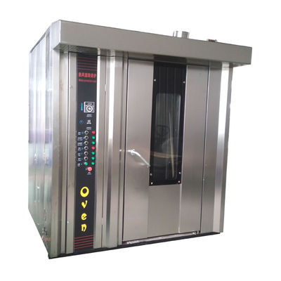 Doppeltrolleys Diesel-Rack-Ofen mit 34 Trays Rotations-Rack-Konvektions-Ofen bei 380v Spannung