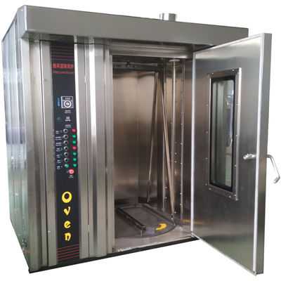 Doppeltrolleys Diesel-Rack-Ofen mit 34 Trays Rotations-Rack-Konvektions-Ofen bei 380v Spannung