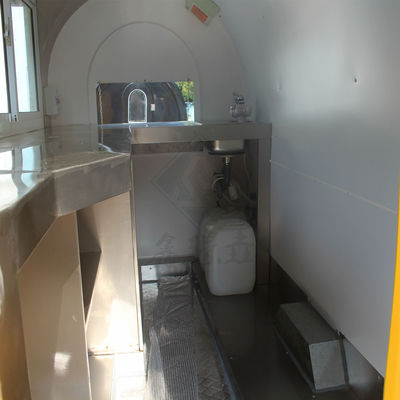 300cm Mobil rundes Modell Lebensmittelkarren mit Dachdach Doppelachsen Rohstoff Milch 1000 KG