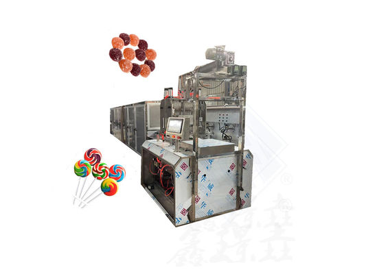 Einfache Installation Halbautomatische Gummi-Süßigkeitenmachmaschine für Lebensmittel- und Getränkegeschäfte