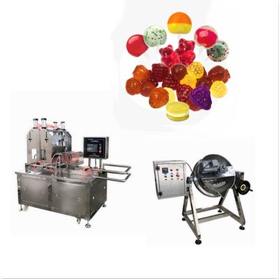 1900x980x1700mm Halbautomatische Gummy Candy Depositor-Maschine zur Herstellung von Hard Lollipop