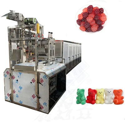 40-50 kg/h Soft Candy Making Drop Roller und Lollipop Candy Machine für den italienischen Markt