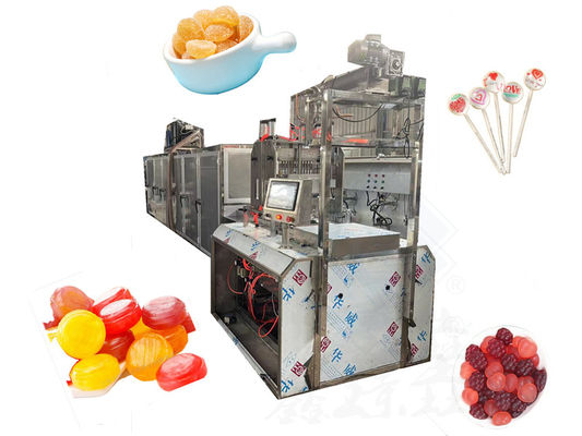 Flat Candy Lollipop-Machmaschine mit Kühl-Tunnel genaue Temperaturkontrolle