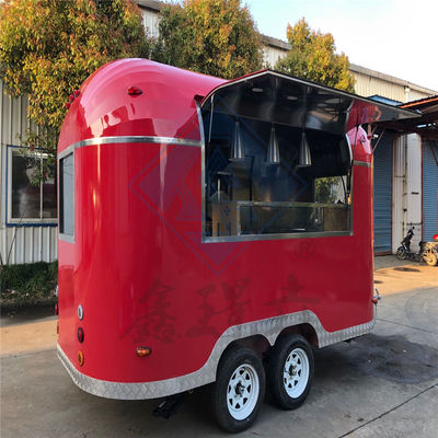 Individuell angefertigter Einzel-/Doppelachs-Lebensmittelwagen mit verzinktem Stahl- und Maismaterial