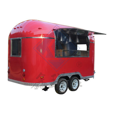 Individuell angefertigter Einzel-/Doppelachs-Lebensmittelwagen mit verzinktem Stahl- und Maismaterial