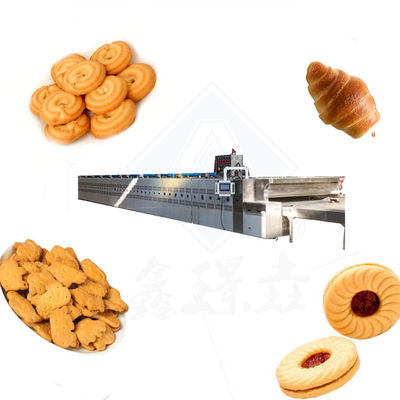 Automatischer Betrieb Brot-Keks-Tunnel-Ofen-Linie mit Brot-Bäckerei-Ausrüstung