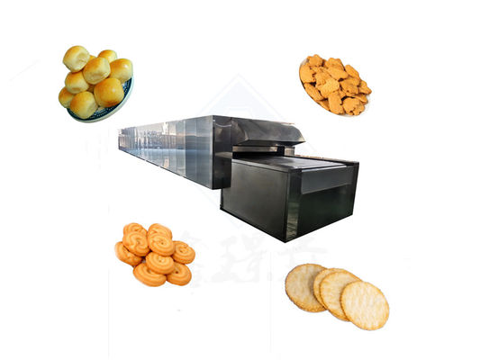 Automatischer Betrieb Brot-Keks-Tunnel-Ofen-Linie mit Brot-Bäckerei-Ausrüstung