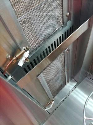 Gas-Rotisserie-Ofen mit hoher Kapazität für 16 Hühner 77 kg Gewicht und 220 V Spannung