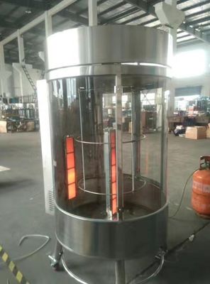 Online-Unterstützung Voll-Enten-Röstung Elektrische und Gas-Ofen-Maschine Rotary Chicken Grill-Ausrüstung