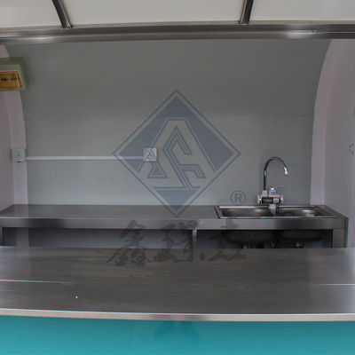 Industrieller runder/quadratischer Nahrungsmittellastwagen mit Ein-/Doppelachsen und individueller Bauweise