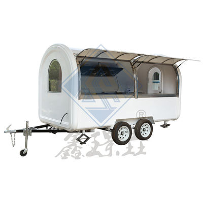 Outdoor Street Vending 4.5M Mobil-Food-Truck mit Ein-/Doppel-Achsen und Design
