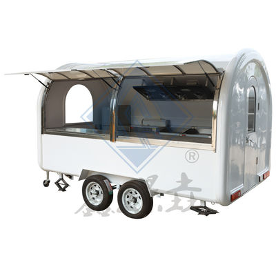 Outdoor Street Vending 4.5M Mobil-Food-Truck mit Ein-/Doppel-Achsen und Design