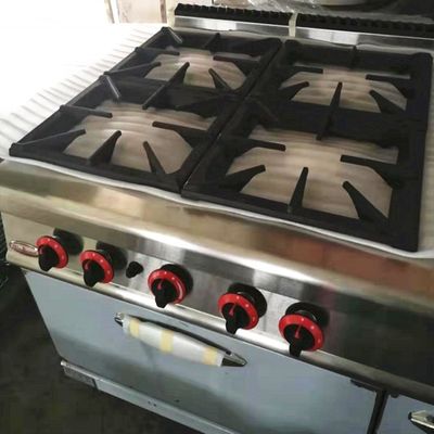 Verbessern Sie Ihre Kocherfahrung mit 4 Brennern Gaskocher Combi Grill und Backofen