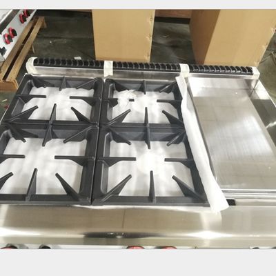 Verbessern Sie Ihre Kocherfahrung mit 4 Brennern Gaskocher Combi Grill und Backofen