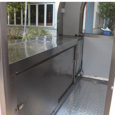 angepasste industrielle Rundmodell quadratische mobile Lebensmittel-LKW 2.2M Ein-/Doppelachsen