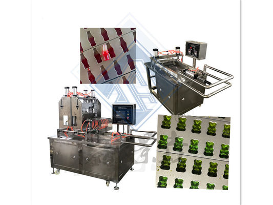 50 kg/h Süßwarenmaschine für eine hohe Produktion von Gummy Bear und Jelly Candy in Shanghai