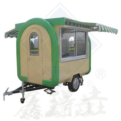 Galvanisierter Stahl Einzel-/Doppelachsen 300 Mobil-Snack-Lager mit Dachdach