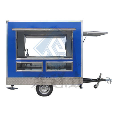 angepasst 250 mobile Einzel-/Doppelachsen-Industrielle mit Canopy Square mobile Food Truck