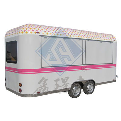Individuell angepasster runder 600er mobiler Lebensmittelwagen mit Ein-/Doppelachsen und Design