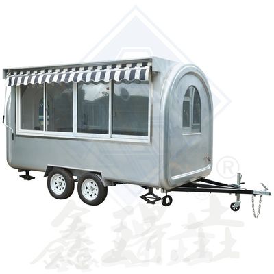 Entwurf des 450 Mobile Customized Industrial mit Canopy Rundmodell mobiler Nahrungsmittelwagen