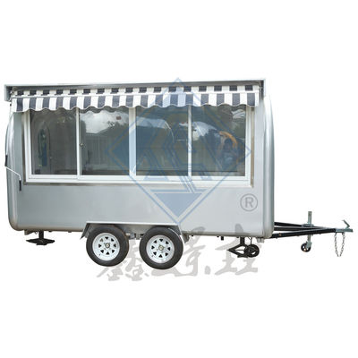 Entwurf des 450 Mobile Customized Industrial mit Canopy Rundmodell mobiler Nahrungsmittelwagen