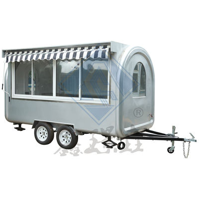 Entwurf des 450 Mobile Customized Industrial mit Canopy Rundmodell mobiler Nahrungsmittelwagen