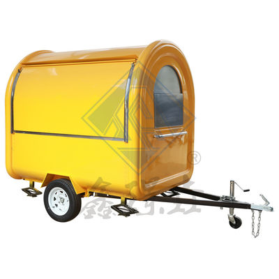 Industrie-Vending Snack 220CM mobiler Nahrungsmittelwagen mit Baldachin und rundem Modelldesign