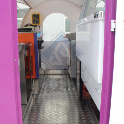 Ein-/Doppelachs-Futurenwagen mit Dach und individueller Kochvorrichtung