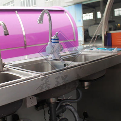 Ein-/Doppelachs-Futurenwagen mit Dach und individueller Kochvorrichtung