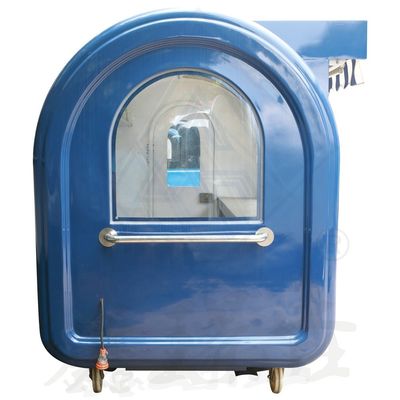 Outdoor Street Food Cart 400 Mobile kundenspezifisches Industrie-Modell mit Dachdach rund