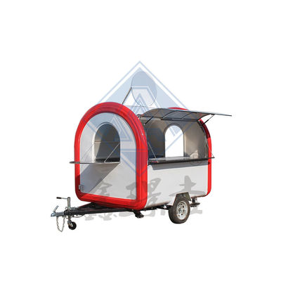 Outdoor Street Food Cart mit Dachboden kundenspezifisch 280cm Einzel-/Doppelachsen Design Mobile