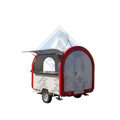 Outdoor Street Food Cart mit Dachboden kundenspezifisch 280cm Einzel-/Doppelachsen Design Mobile