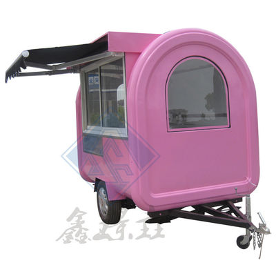 Ein-/Doppelachsen-Rundmodell-Futurenwagen für Straßenessen im Freien