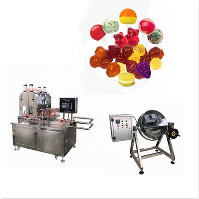 High Capacity Soft Bear Candy Making Machine Endprodukt 20-35mal/min 30-60kg/h