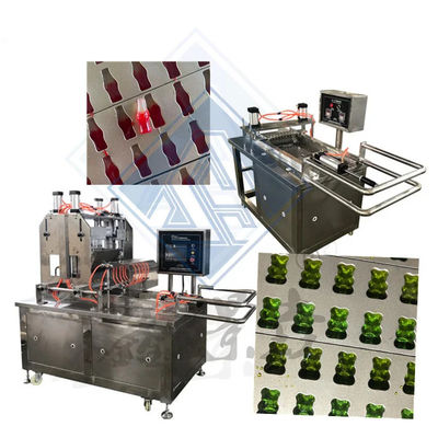 Automatische Süßigkeitenmachmaschine mit hoher Produktion von 50 kg/h für Gummy Bear