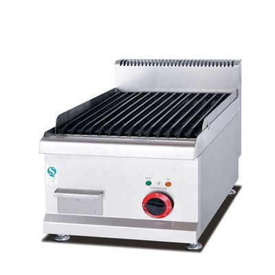 Elektrische Lava-Rock-Grill aus Edelstahl für das Grillen auf dem Tisch 400*650*480MM