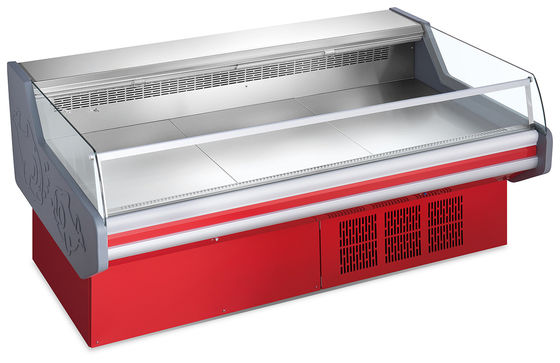Edelstahl 201-Material Deli-Kühlgerät für Supermarkt-Fleisch-Display-Kühlung