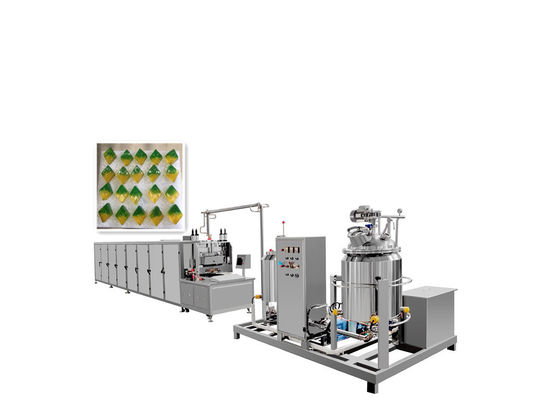 70KW industrielle automatische Süßigkeitsmaschine Produktionslinie für 300kg/h Bären Lollipop