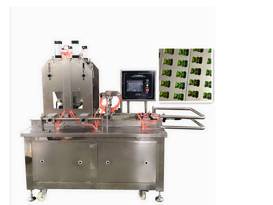 Fortgeschrittene halbautomatische Süßigkeitenmachmaschine für Gummy Bear-Produktion 50 kg/h Ausgabe