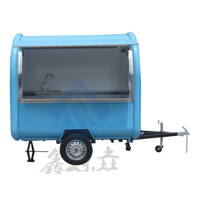 Maßgeschneiderter 220cm Single Axle Mobile Food Truck 1000/Jahr für kommerzielle Catering-Nutzer