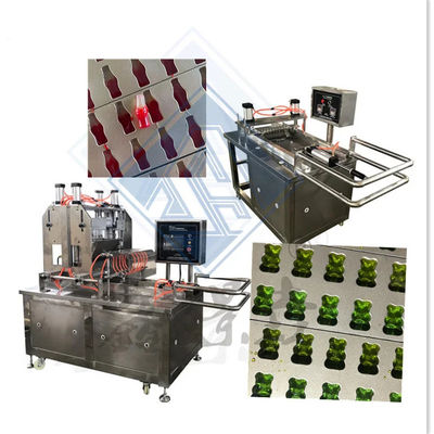 High-Production Candy Making Gummy Bear Automatische Süßigkeiten Formmaschine in 50kg/h Nizza