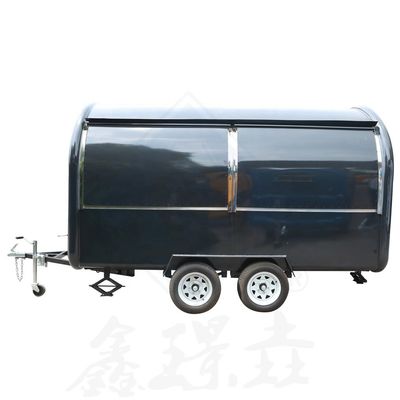 500cm Single Axle Nice Design Mobile Food Truck mit individueller Farbe und rundem Modell