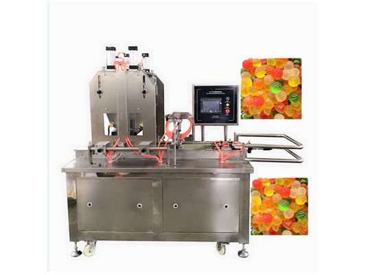 Shanghai Industrial 50kg/h Gießmaschine für Lollipop Toffee Gummy Bear Süßigkeiten Herstellung