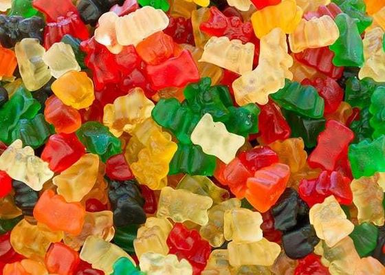 150-600 kg/h Soft Bear Candy Jelly Gummy Machinery mit Edelstahlmaterial