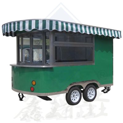 Outdoor Street Vending Mobil-Food-Truck mit vollständiger Küche und 320*180*220 Abmessungen