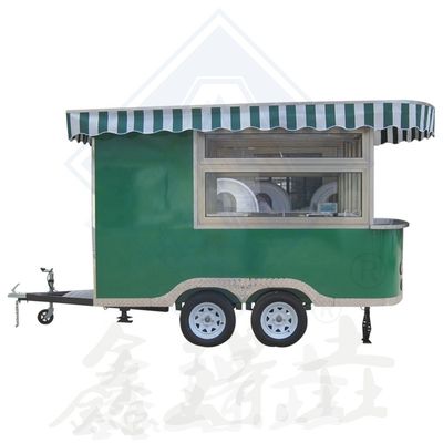 Outdoor Street Vending Mobil-Food-Truck mit vollständiger Küche und 320*180*220 Abmessungen