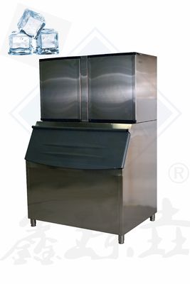 Industrie-Eiswürfelmaschine 60kg Stand-Stromversorgung 380V/220V 4,5KW Eingangsleistung