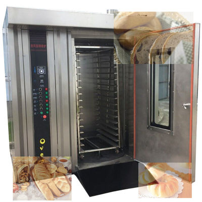 Gaselektrische Diesel 16 Schalen Automatischer Drehöfen für Kekse Brot