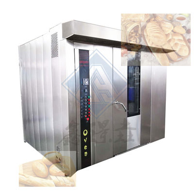 Gute Elektro-Gas-Diesel-Rotationsofen zum Backen von 68 Trays von Keksen Kuchen und Brot