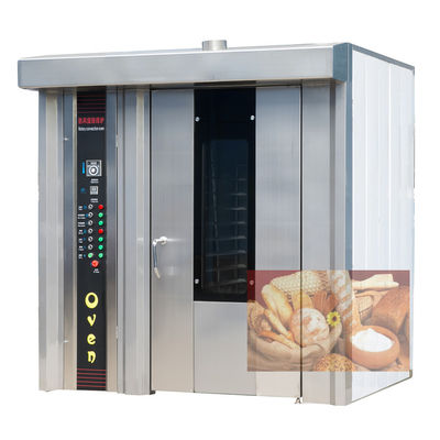 Gute Elektro-Gas-Diesel-Rotationsofen zum Backen von 68 Trays von Keksen Kuchen und Brot